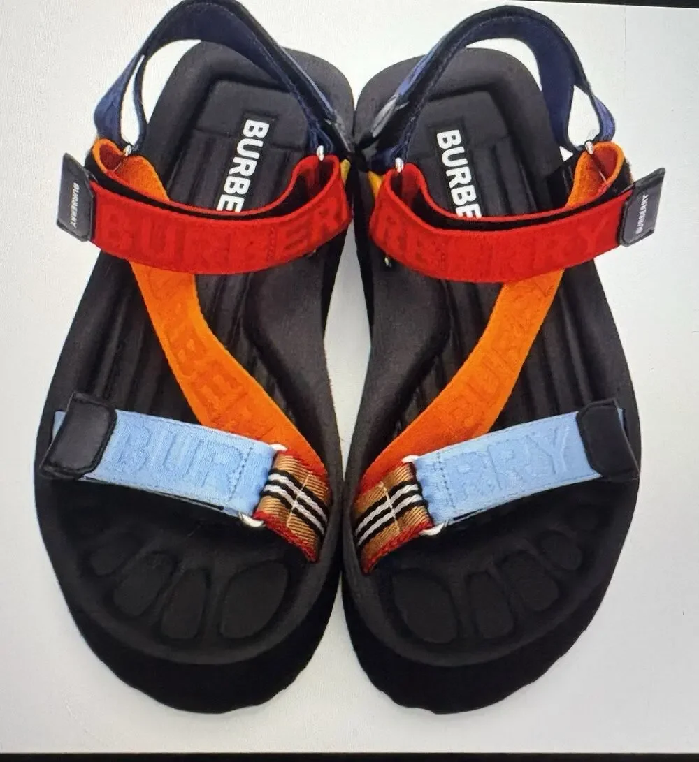 Burberry Multicolor Flat Sandals